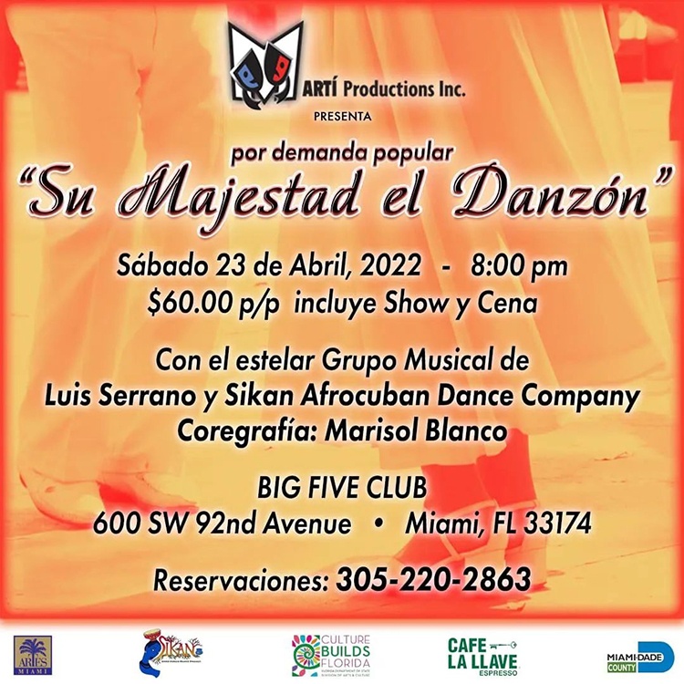 Su Majestad el Danzon-April 23, 2022 show flyer